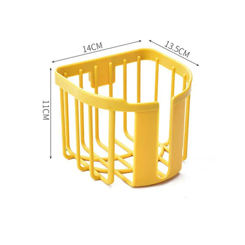 Wall-Mounted Toilet Paper Shelf – Punch-Free, Easy Install