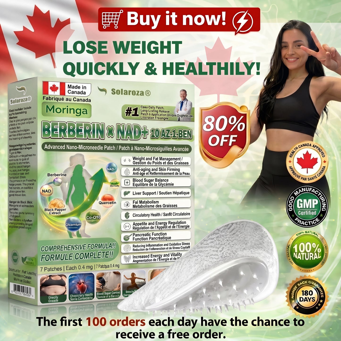𝑶𝒇𝒇𝒊𝒄𝒊𝒂𝒍 𝑺𝒕𝒐𝒓𝒆 🇨🇦 | 🍁🍁 Solaroza® 𝙈𝒐𝒓𝒊𝒏𝒈𝗮 · 𝗕𝗲𝗿𝗯𝐞𝐫𝐢𝐧𝙚 × 𝙉𝑨𝑫+ 𝟏𝟎-𝙞𝙣-𝟏 𝘼𝒅𝒗𝒂𝒏𝒄𝒆𝐝 𝐍𝐚𝐧𝙤 𝙈𝙞𝙘𝙧𝙤𝙣𝒆𝒆𝒅𝒍𝐞 𝐏𝐚𝐭𝙘𝙝(𝐉𝐮𝐬𝐭 𝐨𝐧𝐜𝐞 𝐚 𝐝𝐚𝐲, 𝐯𝐢𝐬𝐢𝐛𝐥𝐞 𝐜𝐡𝐚𝐧𝐠𝐞𝐬 𝐢𝐧 𝟕 𝐝𝐚𝐲𝐬） ✅ 𝐅𝐨𝐫 𝐨𝐛𝐞𝐬𝐢𝐭𝐲,𝐝𝐢𝐚𝐛𝐞𝐭𝐞𝐬, 𝐬𝐥𝐞𝐞𝐩 𝐚𝐩𝐧𝐞𝐚, 𝐣𝐨𝐢𝐧𝐭 𝐢𝐬𝐬𝐮𝐞𝐬, 𝐚𝐧𝐝 𝐦𝐨𝐫𝐞