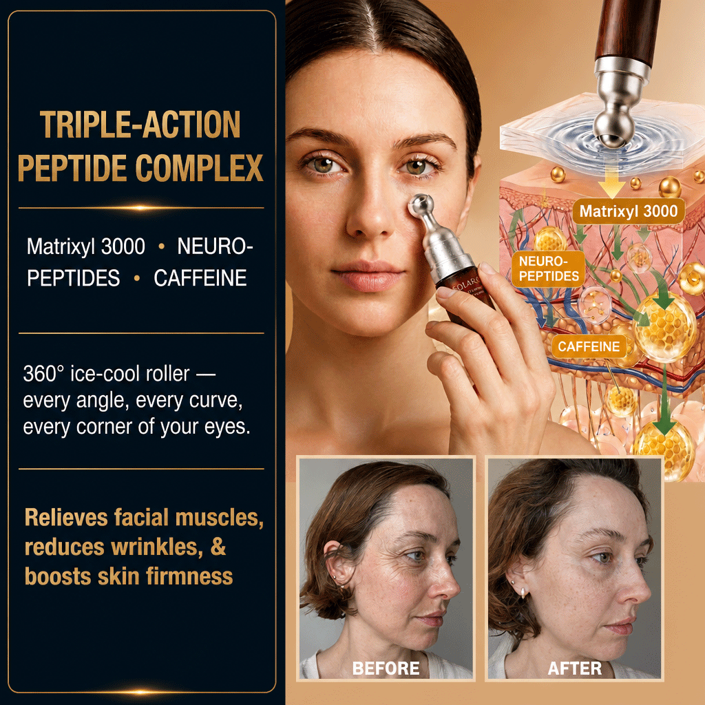 🔥🦘New & Upgraded: Solaroza® 360° Ice-Cool Roller — Visibly reduces dark circles, puffiness, and fine lines in 7 days. Powered by Matrixyl 3000, Neuro-peptides, and Caffeine.