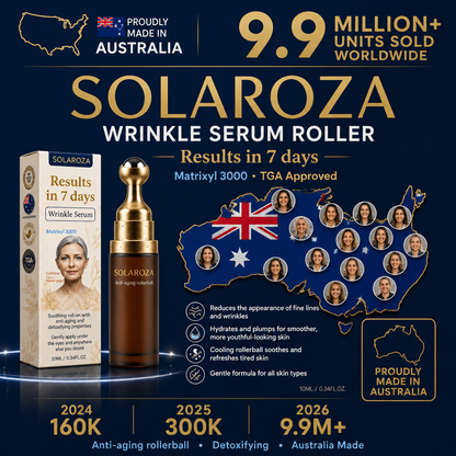 🔥🦘New & Upgraded: Solaroza® 360° Ice-Cool Roller — Visibly reduces dark circles, puffiness, and fine lines in 7 days. Powered by Matrixyl 3000, Neuro-peptides, and Caffeine.