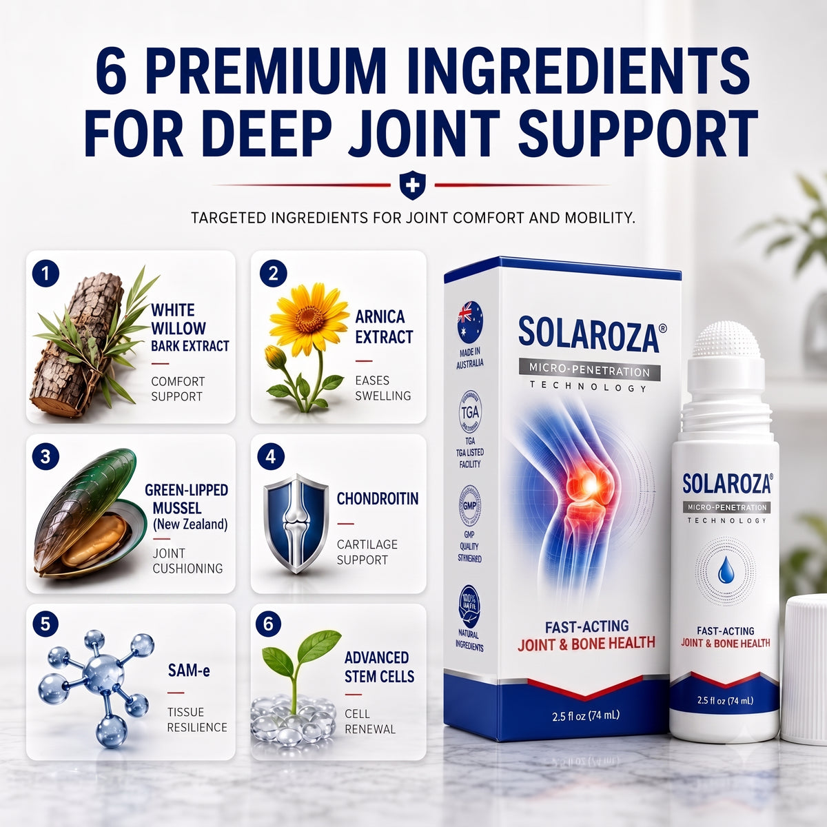 🦵New & Upgraded: Solaroza® 360° Ice-Cool Roller — Visibly reduces dark circles, puffiness, and fine lines in 7 days. Powered by Matrixyl 3000