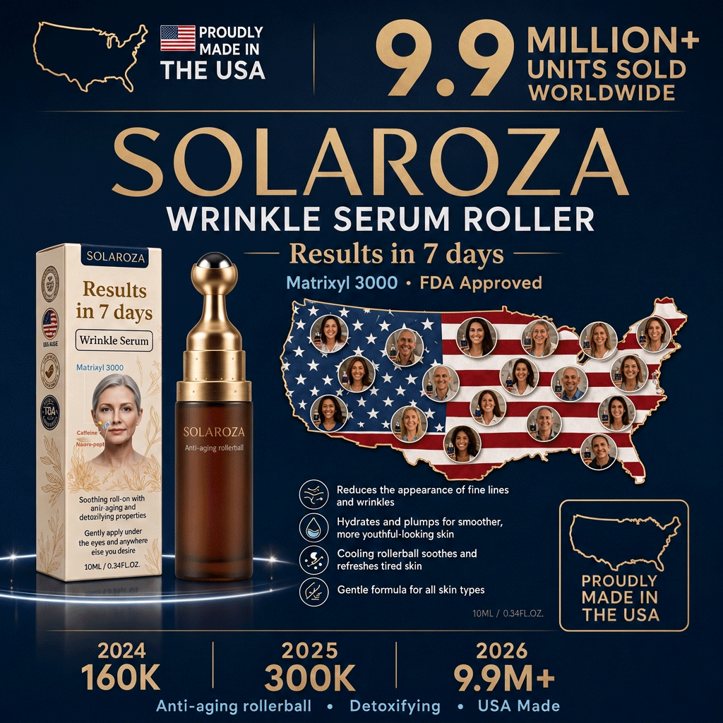🔥New & Upgraded: Solaroza® 360° Ice-Cool Roller — Visibly reduces dark circles, puffiness, and fine lines in 7 days. Powered by Matrixyl 3000, Neuro-peptides, and Caffeine.