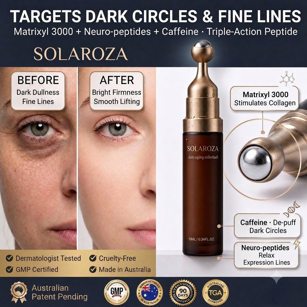 🔥🦘New & Upgraded: Solaroza® 360° Ice-Cool Roller — Visibly reduces dark circles, puffiness, and fine lines in 7 days. Powered by Matrixyl 3000, Neuro-peptides, and Caffeine.